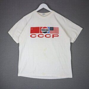 Pepsi Cola Russia America CCCP Vintage Tee Mens